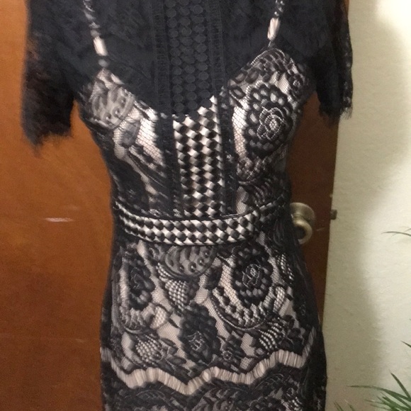 NWT Black lace short dress As beautiful as can be! - Picture 3 of 4